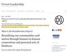 Tablet Screenshot of covertleadership.com